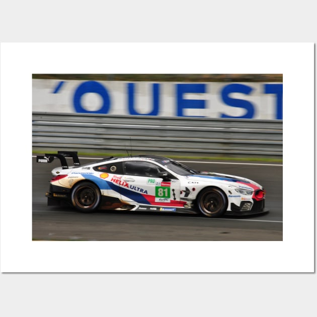 BMW M8 GTE 24 Hours of Le Mans 2018 Wall Art by Andy Evans Photos